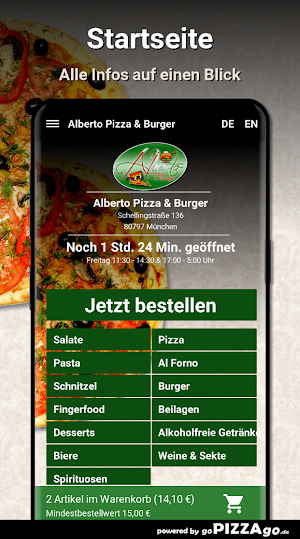 Alberto Pizza - Burger München Screenshot 1