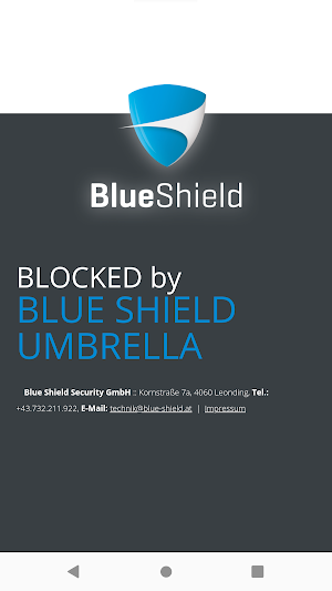 Blue Shield Umbrella Agent Screenshot 2