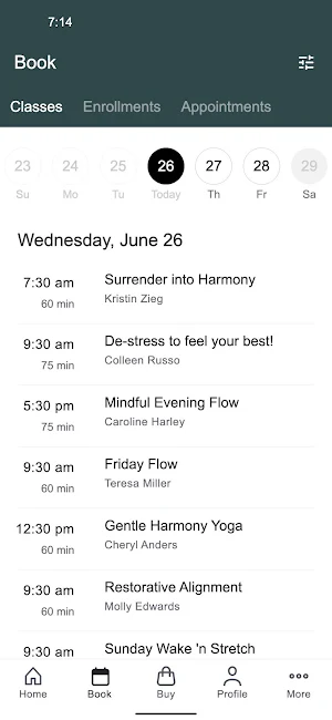 Harmony Yoga And Wellness Screenshot 1
