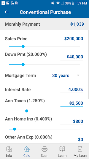 USA Mortgage Screenshot 2