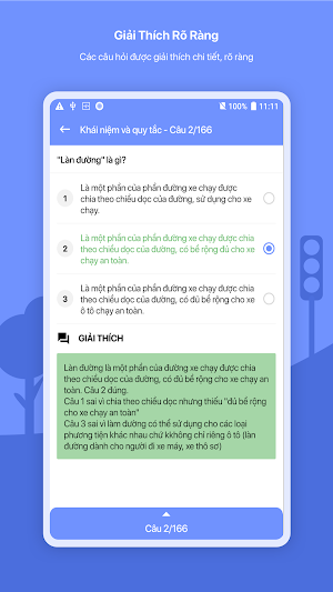 Ôn Thi 600 câu GPLX -  Mới nhất và hiệu quả nhất Screenshot 3