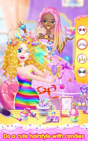 Sweet Princess Candy Makeup Screenshot 2