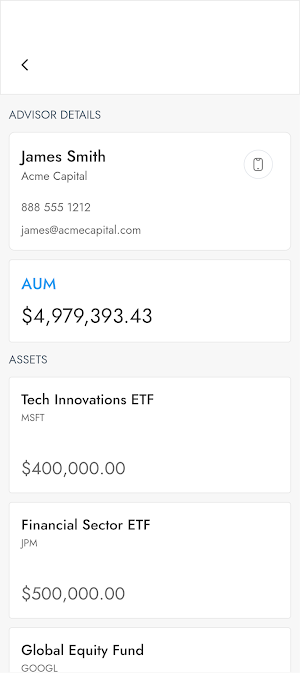 AdvisorCRM Screenshot 0