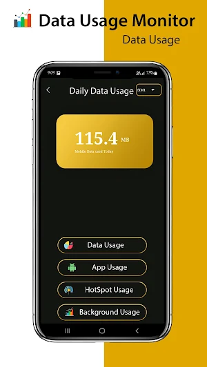 Data Usage Monitor : Daily Data Usage Screenshot 0