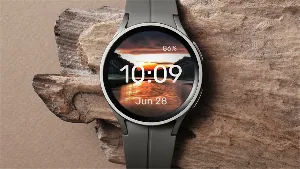 Red Sunset - Watch Face Screenshot 1