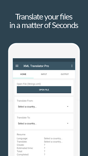 XML Translator Pro Screenshot 0