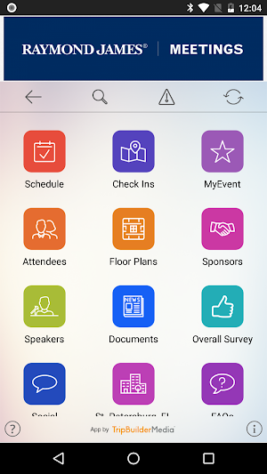 Raymond James Meetings Screenshot 2