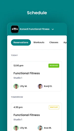 Konocti Functional Fitness Screenshot 2