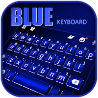 Blue Keyboard Background