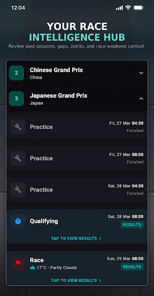GridStart: Motorsport Schedule Screenshot 3