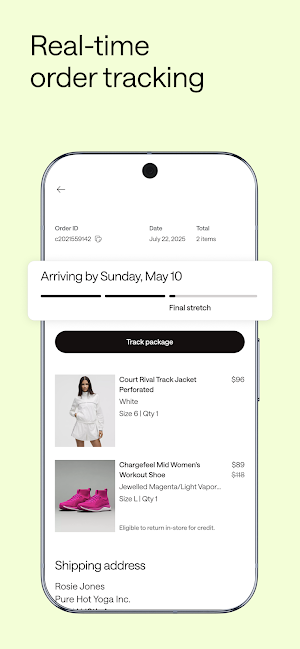 lululemon Screenshot 3