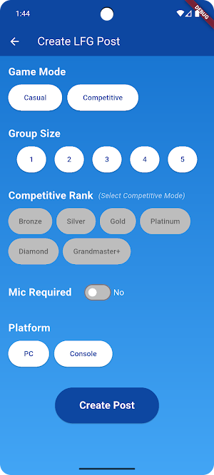 MRivals LFG Tool Screenshot 0