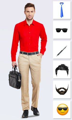 Man Formal Shirt – Suit Editor Screenshot 0