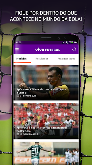 Vivo Futebol Screenshot 1