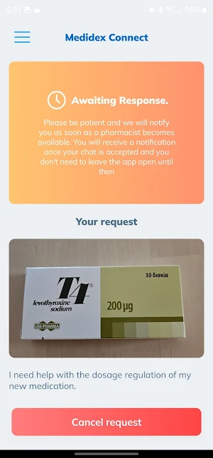 MedidexConnect Pharmacist Chat Screenshot 3