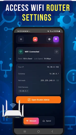 Router Settings: WiFi Control Screenshot 0