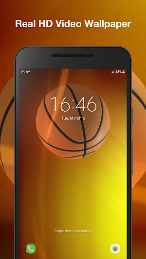 Basketball Live Wallpaper Screenshot 3