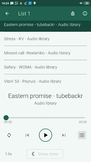 Audio library offline song Screenshot 2