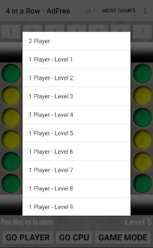 4 in a Row Screenshot 2