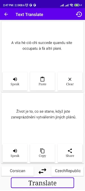Corsican CzechRepublic Trans Screenshot 1