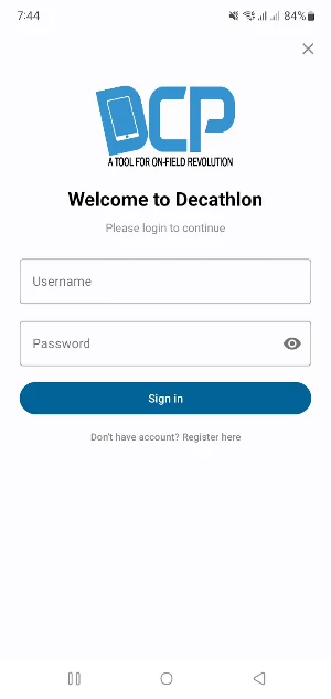 DCP Online Control Screenshot 1