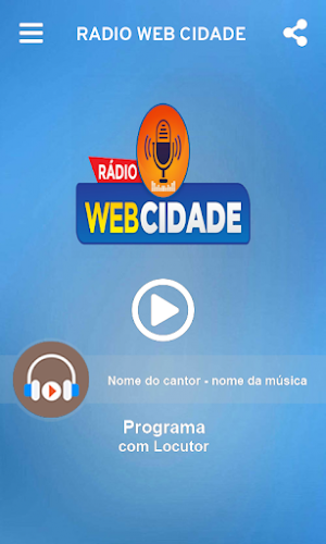 Rádio Web Cidade Screenshot 1