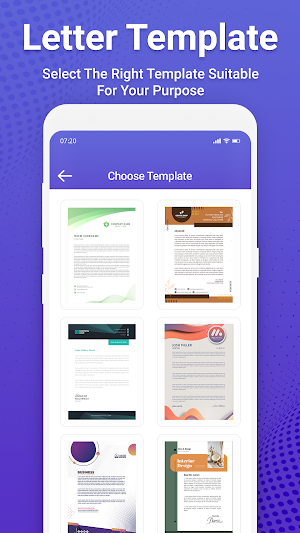 Letter Templates Offline Screenshot 3