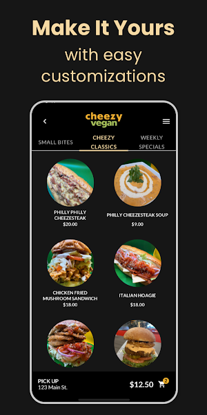 Cheezy Vegan Screenshot 2