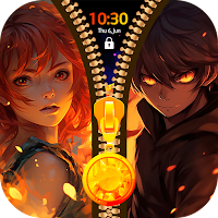 Zipper Lock Screen – 3D Style