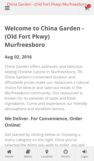 China Garden Murfreesboro Screenshot 0