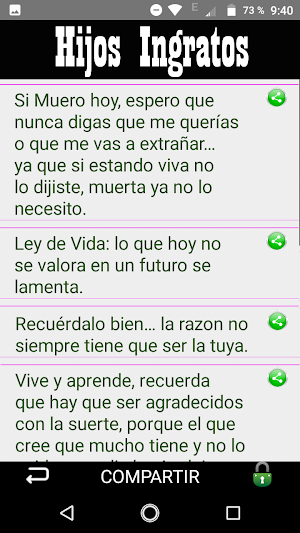 Frases de Hijos Ingratos Screenshot 3