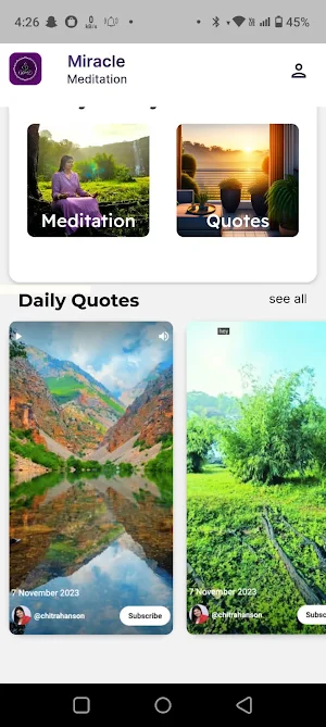 Miracle Meditation Screenshot 0
