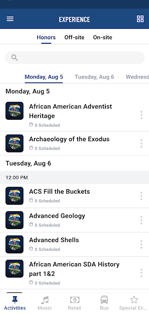 CYE Camporee Screenshot 2