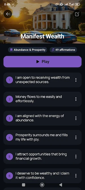 Affirvia Screenshot 1