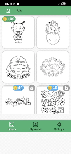 Weed coloring book by number Screenshot 1