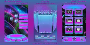Neon 3D Next Launcher theme Screenshot 1