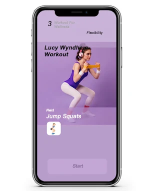 lucy wyndham workout app Screenshot 1