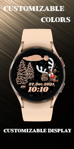 Winter and deer Rose gold Screenshot 2