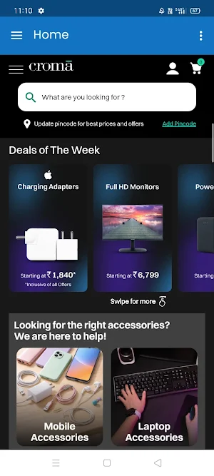 Croma - Online Shopping App Screenshot 3