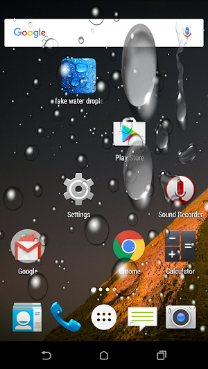 Fake Water Droplets Screenshot 3
