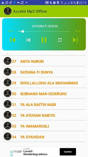 Zahirmania Mp3 Offline Screenshot 0