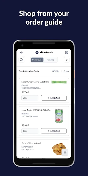 Vitco Foodservice Screenshot 1