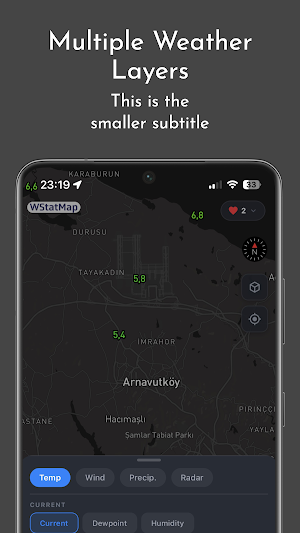 WStatMap-Weather Map & Live Screenshot 1