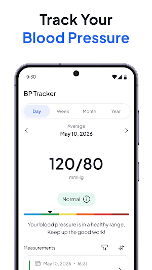 Blood Pressure Tracker Screenshot 0