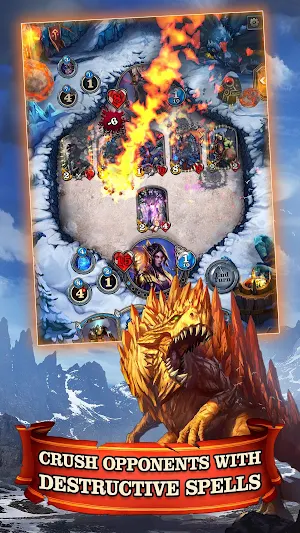 Mighty Heroes: Multiplayer PvP Card Battles Screenshot 1