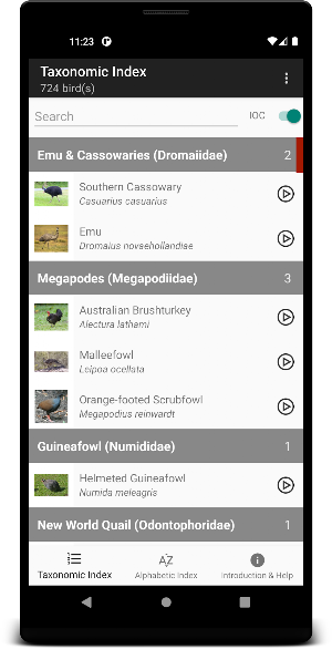 Stewart Australian Bird Calls Screenshot 0