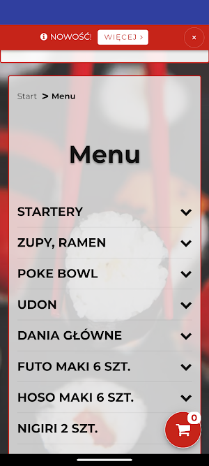 Oso Sushi & Wok Screenshot 2