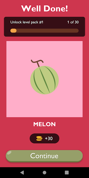 Guess The Fruit By Emoji Game Screenshot 1