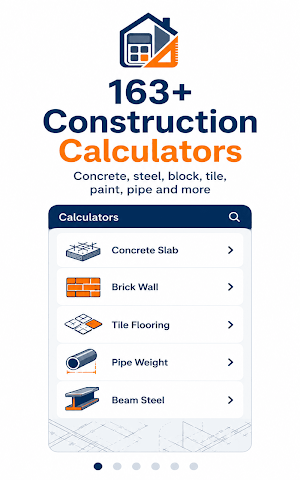 Construction Calculator Screenshot 0