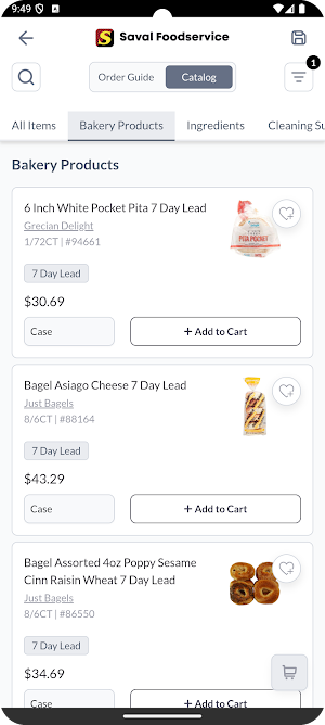 Saval Foodservice Screenshot 3